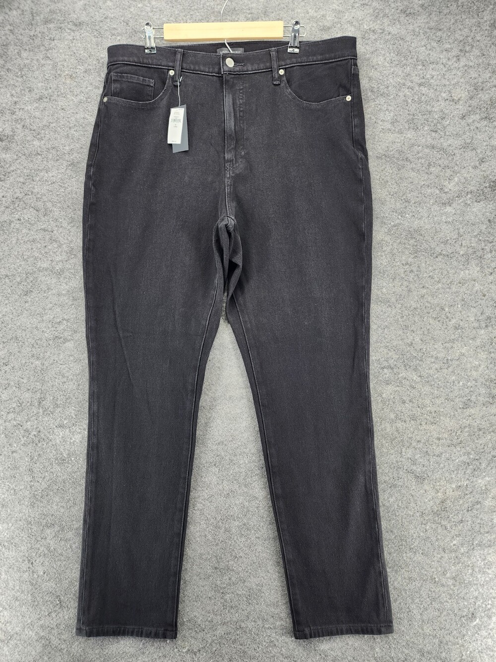 Banana Republic Jeans Womens 34 Long High Rise Slim Black Denim